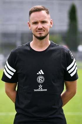 Video analyst Benjamin Fischer Fortuna Düsseldorf 2 BL, portrait date 2025 2026
