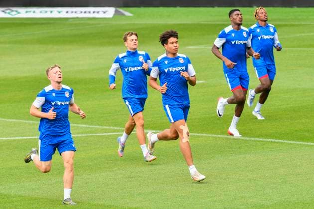 FC Viktoria Plzen training session before tomorrow s opening match of the second round of the Champions League Viktoria Plzen vs Servette Geneva, Plzen, July 21, 2025. (CTKxPhoto MiroslavxChaloupka) CTKPhotoP2025072104811  CTKPhotoP2025072104811