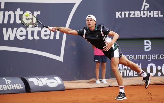 TENNIS - ATP, Tennis Herren Generali Open 2025 KITZBUEHEL,AUSTRIA,21.JUL.25 - TENNIS - ATP World Tour, Generali Open. Image shows Marton Fucsovics (HUN).  GEPAxpictures xMatthiasxHauer