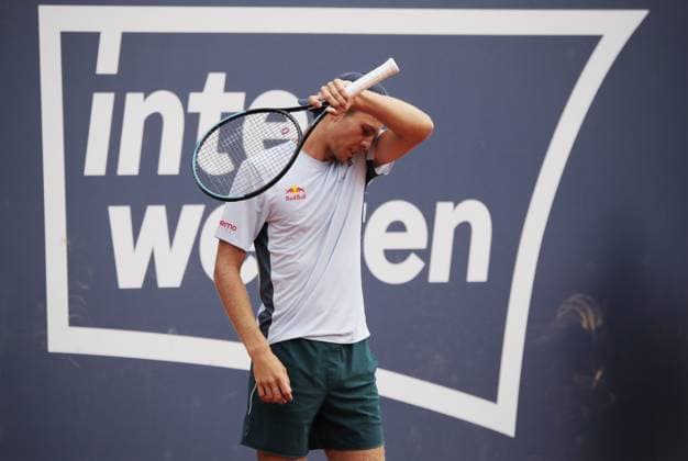 TENNIS - ATP, Tennis Herren Generali Open 2025 KITZBUEHEL,AUSTRIA,21.JUL.25 - TENNIS - ATP World Tour, Generali Open. Image shows Joel Schwaerzler (AUT).  GEPAxpictures xMatthiasxHauer