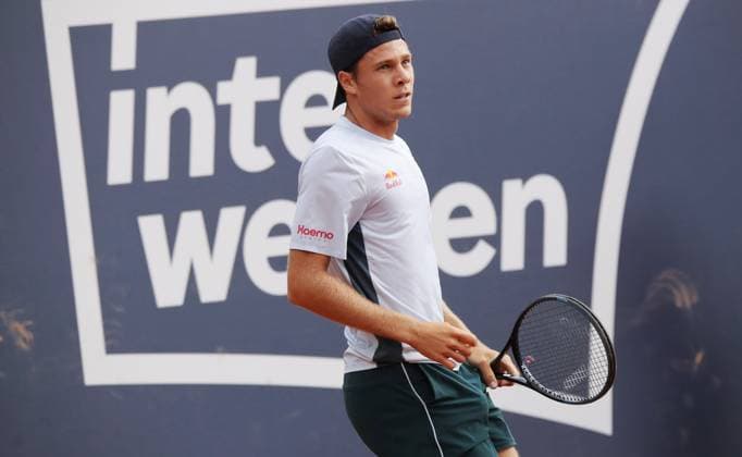 TENNIS - ATP, Tennis Herren Generali Open 2025 KITZBUEHEL,AUSTRIA,21.JUL.25 - TENNIS - ATP World Tour, Generali Open. Image shows Joel Schwaerzler (AUT).  GEPAxpictures xMatthiasxHauer