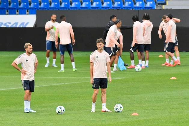 Football, CL Qualifiers, Servette Geneva, Press conference and training