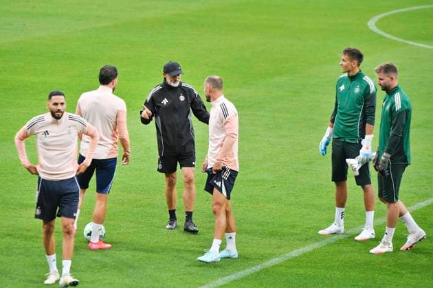 Servette Geneva training session before tomorrow s opening match of the second round of the Champions League Viktoria Plzen vs Servette Geneva, Plzen, July 21, 2025. (CTKxPhoto MiroslavxChaloupka) CTKPhotoP2025072105484  CTKPhotoP2025072105484