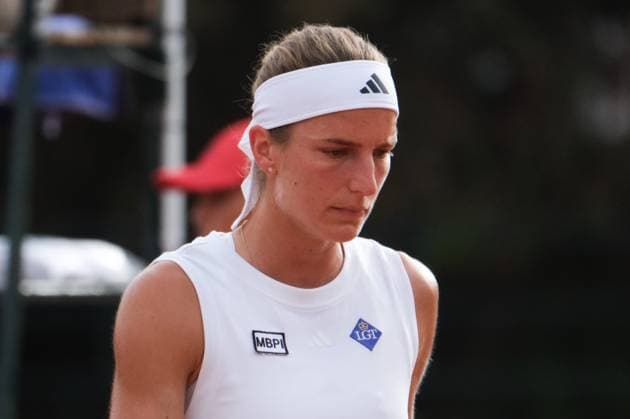 Kathinka von Deichmann in action against Julia Riera during the 36th Palermo Ladies Open at Country Time Club during 36Â° Palermo Ladies Open, International Tennis match in Palermo, Italy, July 21 2025  Copyright: xFedericoxSerra IPAxSportx xipa-agency.netx xx IPA_60703887 IPA_Agency_IPA60703887