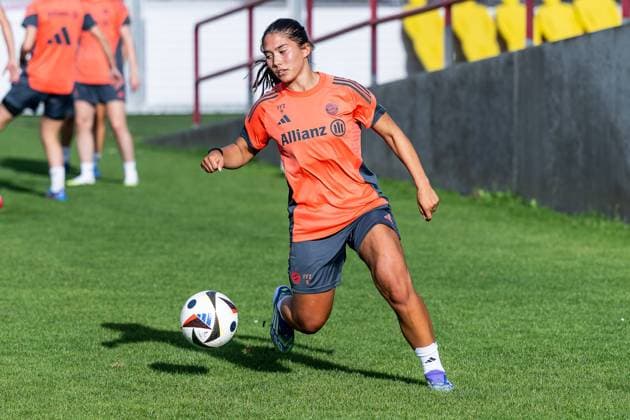 Football, Women, FC Bayern Munich, Training