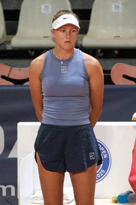 TENNIS - Internazionali di Tennis - 36° Palermo Ladies Open Player A in action against Player B during the 36th Palermo Ladies Open at Country Time Club during 36Â° Palermo Ladies Open, International Tennis match in Palermo, Italy, July 21 2025 Palermo Italy  Copyright: xIPAxSport ABACAx