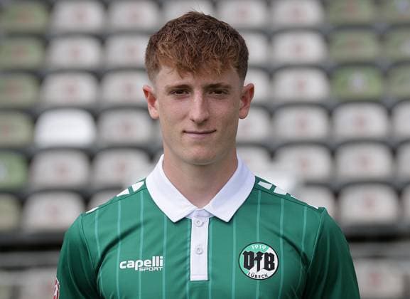 Bjarne Pfundheller VfB Luebeck VfB Luebeck, RL Nord, portrait date 2025 2026