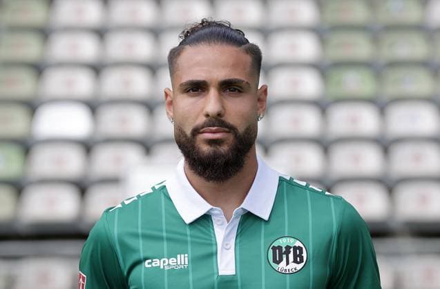 Mikail Polat VfB Luebeck VfB Luebeck, RL North, portrait date 2025 2026
