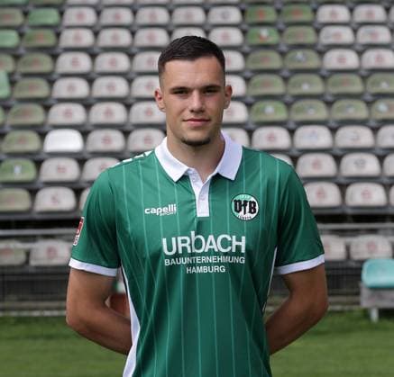 Antonio Verinac VfB Luebeck VfB Luebeck, RL North, portrait date 2025 2026