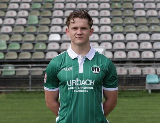 Torben Sachau VfB Luebeck VfB Luebeck, RL Nord, portrait date 2025 2026
