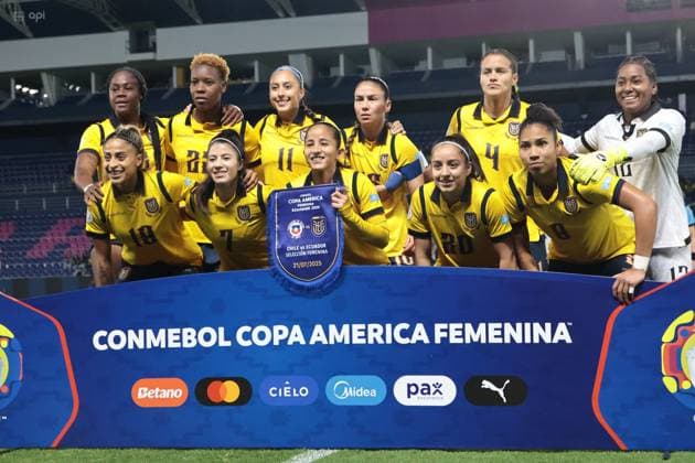 COPA AMERICA FEMENINA ECUADOR VS CHILE July 21, 2025 Meeting between Ecuador VS Chile for Copa America Femenina at the Banco Guayaquil stadium QUITO PICHINCHA ECUADOR Copyright: xHENRYxLAPOx