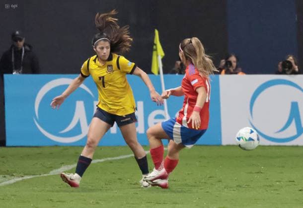COPA AMERICA FEMENINA ECUADOR VS CHILE July 21, 2025 Meeting between Ecuador VS Chile for Copa America Femenina at the Banco Guayaquil stadium QUITO PICHINCHA ECUADOR Copyright: xHENRYxLAPOx