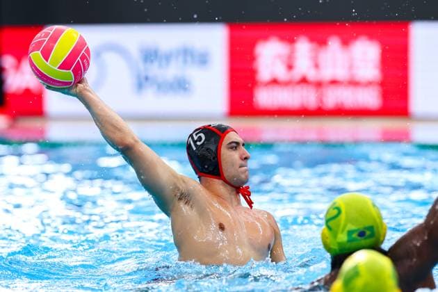 Swimming, World Championships in Singapore, Water polo, Brazil - Canada