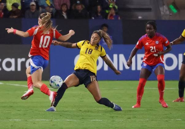 COPA AMERICA FEMENINA ECUADOR VS CHILE July 21, 2025 Meeting between Ecuador VS Chile for Copa America Femenina at the Banco Guayaquil stadium QUITO PICHINCHA ECUADOR Copyright: xHENRYxLAPOx