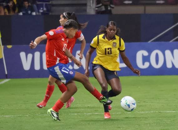 COPA AMERICA FEMENINA ECUADOR VS CHILE July 21, 2025 Meeting between Ecuador VS Chile for Copa America Femenina at the Banco Guayaquil stadium QUITO PICHINCHA ECUADOR Copyright: xHENRYxLAPOx