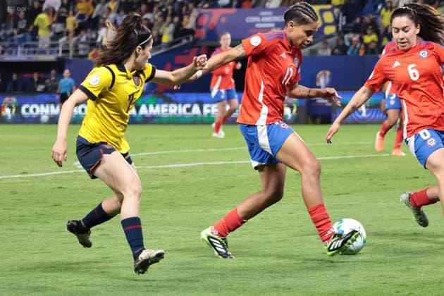 COPA AMERICA FEMENINA ECUADOR VS CHILE July 21, 2025 Meeting between Ecuador VS Chile for Copa America Femenina at the Banco Guayaquil stadium QUITO PICHINCHA ECUADOR Copyright: xHENRYxLAPOx