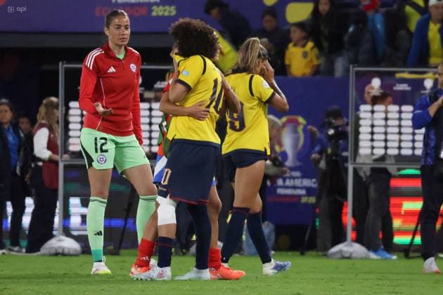 COPA AMERICA FEMENINA ECUADOR VS CHILE July 21, 2025 Meeting between Ecuador VS Chile for Copa America Femenina at the Banco Guayaquil stadium QUITO PICHINCHA ECUADOR Copyright: xHENRYxLAPOx