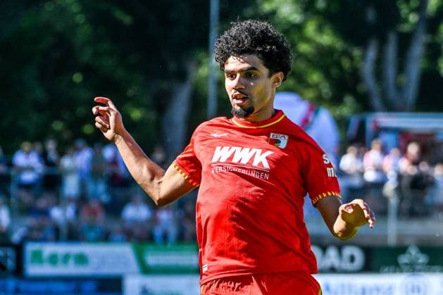 GER, FSP, FC Augsburg vs FC Memmingen 18 07 2025, e con ArenaPark, Memmingen, GER, FSP, FC Augsburg vs FC Memmingen, in the picture Aiman Dardari FC Augsburg, 46 nordphotoxGmbHx xHafner nph00200