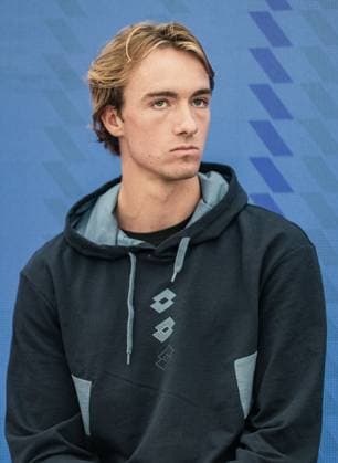 21 07 2025, Sportpark, Kitzbühel, AUT, ATP Tour, Generali Open Kitzbühel 2025, Press conference, in the picture Lukas Neumayer AUT Lukas Neumayer of Austria during a press conference of Austrian Tennis Federation ÖTV at the 2025 Generali Open Kitzbühel of the ATP Tour at the Sportpark in Kitzbühel, Austria on 2025 07 21 Expa Kitzbühel  EP_ade