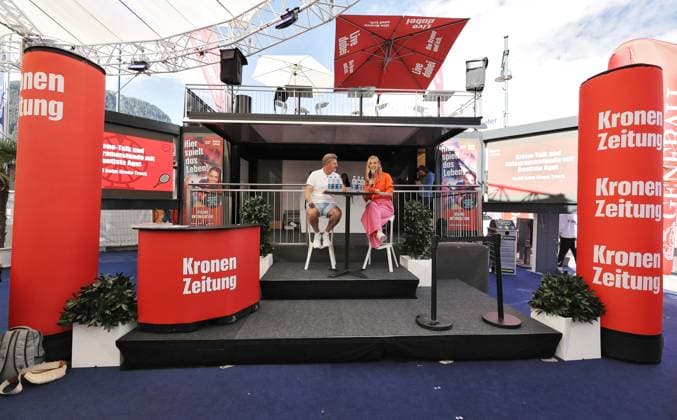 TENNIS - ATP, Tennis Herren Generali Open 2025 KITZBUEHEL,AUSTRIA,22.JUL.25 - TENNIS - ATP World Tour, Generali Open. Image shows Barbara Schett-Eagle.  GEPAxpictures xMatthiasxHauer