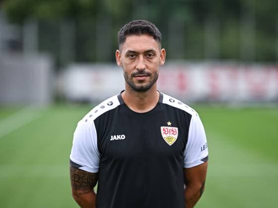 FOOTBALL 1 BUNDESLIGA SEASON 2025 2026 21 07 2025 Photo session at VfB Stuttgart on the training ground Co coach Malik Fathi