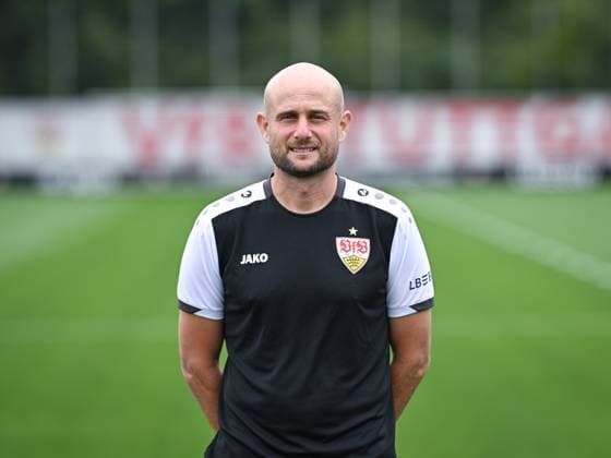 FOOTBALL 1 BUNDESLIGA SEASON 2025 2026 21 07 2025 Photo session at VfB Stuttgart on the training ground Technical trainer Nathaniel Nate Weiss