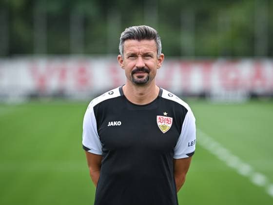 FOOTBALL 1 BUNDESLIGA SEASON 2025 2026 21 07 2025 Photo session at VfB Stuttgart on the training ground Preventive coach Martin Franz