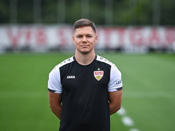 FOOTBALL 1 BUNDESLIGA SEASON 2025 2026 21 07 2025 Photo session at VfB Stuttgart on the training ground Match analyst Jan Schimpchen