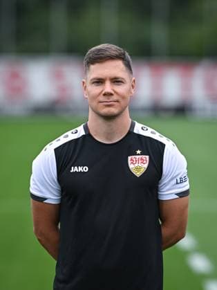 FOOTBALL 1 BUNDESLIGA SEASON 2025 2026 21 07 2025 Photo session at VfB Stuttgart on the training ground Match analyst Jan Schimpchen