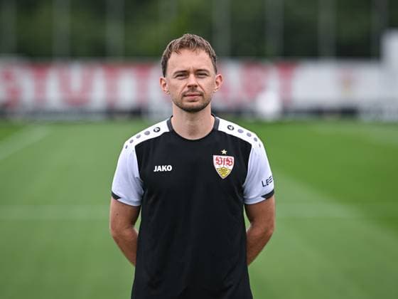 FOOTBALL 1 BUNDESLIGA SEASON 2025 2026 21 07 2025 Photo session at VfB Stuttgart on the training ground Match analyst Jasper Smets