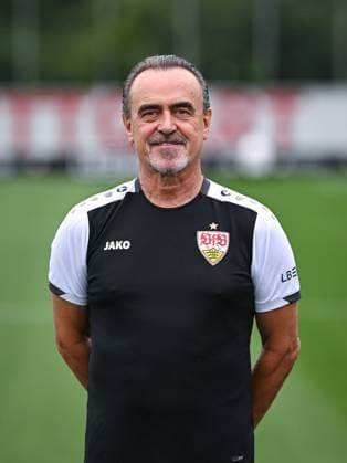 FOOTBALL 1 BUNDESLIGA SEASON 2025 2026 21 07 2025 Photo session at VfB Stuttgart on the training ground Team manager Guenther Schaefer