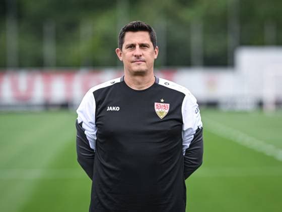 FOOTBALL 1 BUNDESLIGA SEASON 2025 2026 21 07 2025 Photo session at VfB Stuttgart on the training ground Physiotherapist Manuel Roth
