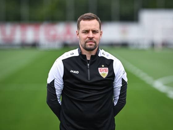 FOOTBALL 1 BUNDESLIGA SEASON 2025 2026 21 07 2025 Photo session at VfB Stuttgart on the training ground Physiotherapist Michael Schuhmacher