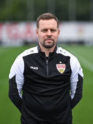 FOOTBALL 1 BUNDESLIGA SEASON 2025 2026 21 07 2025 Photo session at VfB Stuttgart on the training ground Physiotherapist Michael Schuhmacher