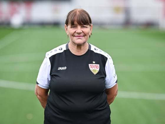FOOTBALL 1 BUNDESLIGA SEASON 2025 2026 21 07 2025 Photo session at VfB Stuttgart on the training ground Equipment manager Gordana Markovic Masala