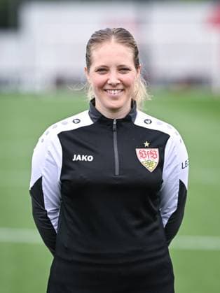 FOOTBALL 1 BUNDESLIGA SEASON 2025 2026 21 07 2025 Photo session at VfB Stuttgart on the training ground Training consultant Nina Fischer