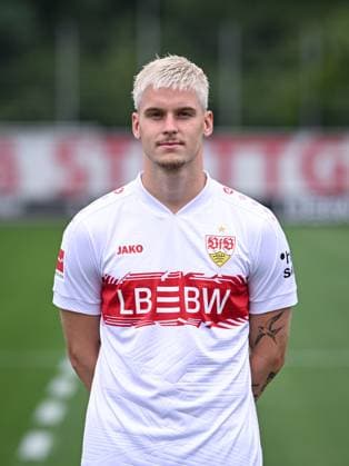 FOOTBALL 1 BUNDESLIGA SEASON 2025 2026 21 07 2025 Photo session at VfB Stuttgart on the training ground Ramon Hendriks