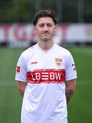 FOOTBALL 1 BUNDESLIGA SEASON 2025 2026 21 07 2025 Photo session at VfB Stuttgart on the training ground Angelo Stiller