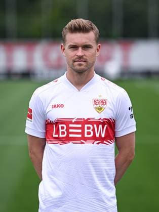 FOOTBALL 1 BUNDESLIGA SEASON 2025 2026 21 07 2025 Photo session at VfB Stuttgart on the training ground Maximilian Mittelstaedt