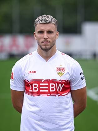 FOOTBALL 1 BUNDESLIGA SEASON 2025 2026 21 07 2025 Photo session at VfB Stuttgart on the training ground Ermedin Demirovic