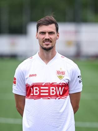 FOOTBALL 1 BUNDESLIGA SEASON 2025 2026 21 07 2025 Photo session at VfB Stuttgart on the training ground Pascal Stenzel