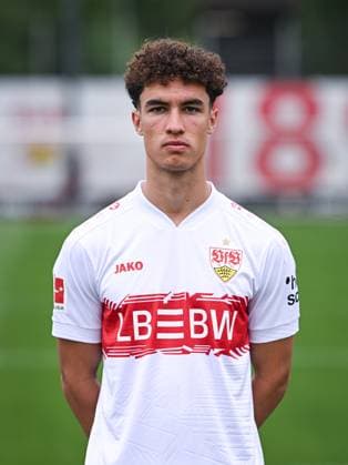 FOOTBALL 1 BUNDESLIGA SEASON 2025 2026 21 07 2025 Photo session at VfB Stuttgart on the training ground Noah Darvich