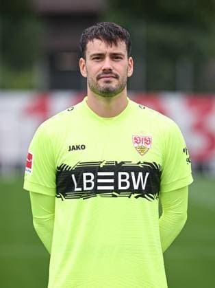 FOOTBALL 1 BUNDESLIGA SEASON 2025 2026 21 07 2025 Photo session at VfB Stuttgart on the training ground Goalkeeper Stefan Drljaca