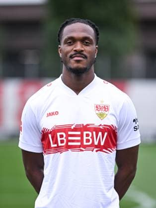 FOOTBALL 1 BUNDESLIGA SEASON 2025 2026 21 07 2025 Photo session at VfB Stuttgart on the training ground Dan Axel Zagadou