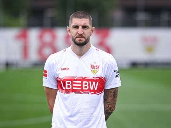 FOOTBALL 1 BUNDESLIGA SEASON 2025 2026 21 07 2025 Photo session at VfB Stuttgart on the training ground Jeff Chabot
