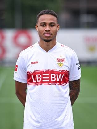 FOOTBALL 1 BUNDESLIGA SEASON 2025 2026 21 07 2025 Photo session at VfB Stuttgart on the training ground Nikolas Nartey