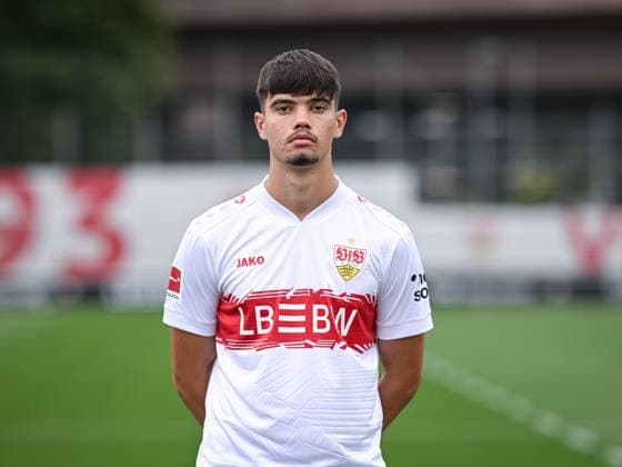 FOOTBALL 1 BUNDESLIGA SEASON 2025 2026 21 07 2025 Photo session at VfB Stuttgart on the Mirza Catovic training ground