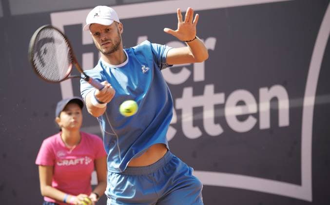 TENNIS - ATP, Tennis Herren Generali Open 2025 KITZBUEHEL,AUSTRIA,22.JUL.25 - TENNIS - ATP World Tour, Generali Open. Image shows Yannick Hanfmann (GER).  GEPAxpictures xMatthiasxHauer