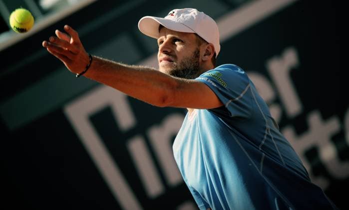TENNIS - ATP, Tennis Herren Generali Open 2025 KITZBUEHEL,AUSTRIA,22.JUL.25 - TENNIS - ATP World Tour, Generali Open. Image shows Yannick Hanfmann (GER).  GEPAxpictures xMatthiasxHauer