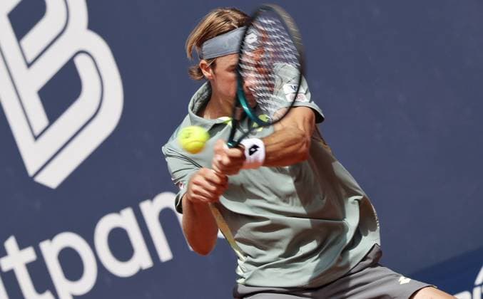 TENNIS - ATP, Tennis Herren Generali Open 2025 KITZBUEHEL,AUSTRIA,22.JUL.25 - TENNIS - ATP World Tour, Generali Open. Image shows Lukas Neumayer (AUT).  GEPAxpictures xMatthiasxHauer